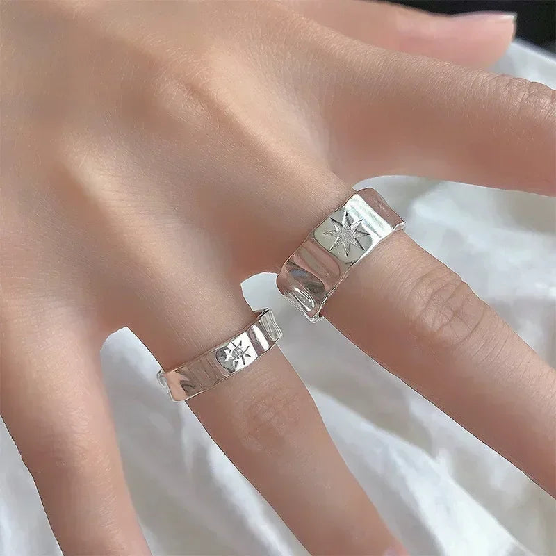 2 Star Ring Bands