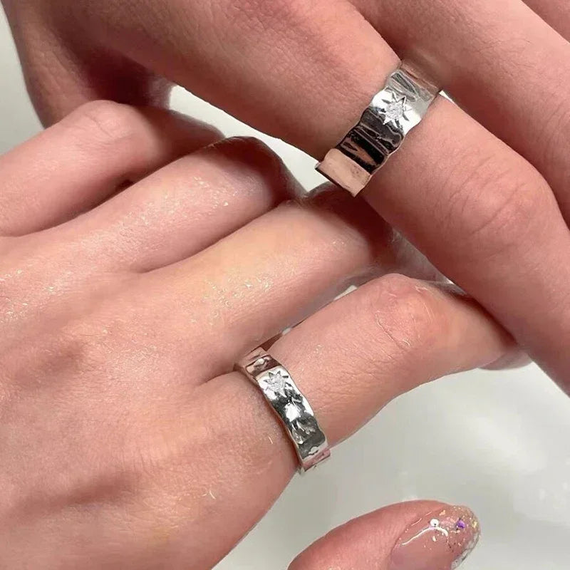 2 Star Ring Bands