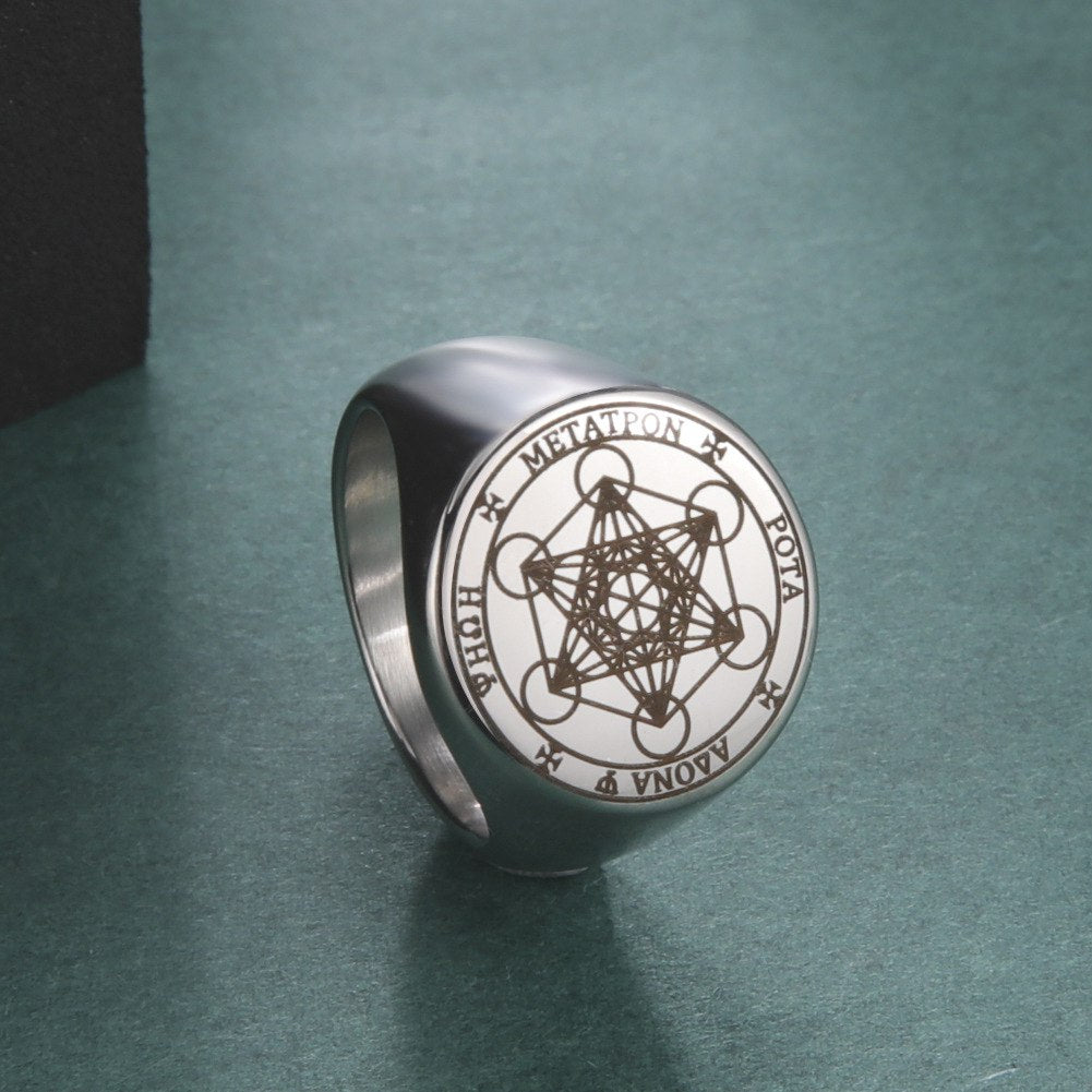 Black Ring Metatron's Cube