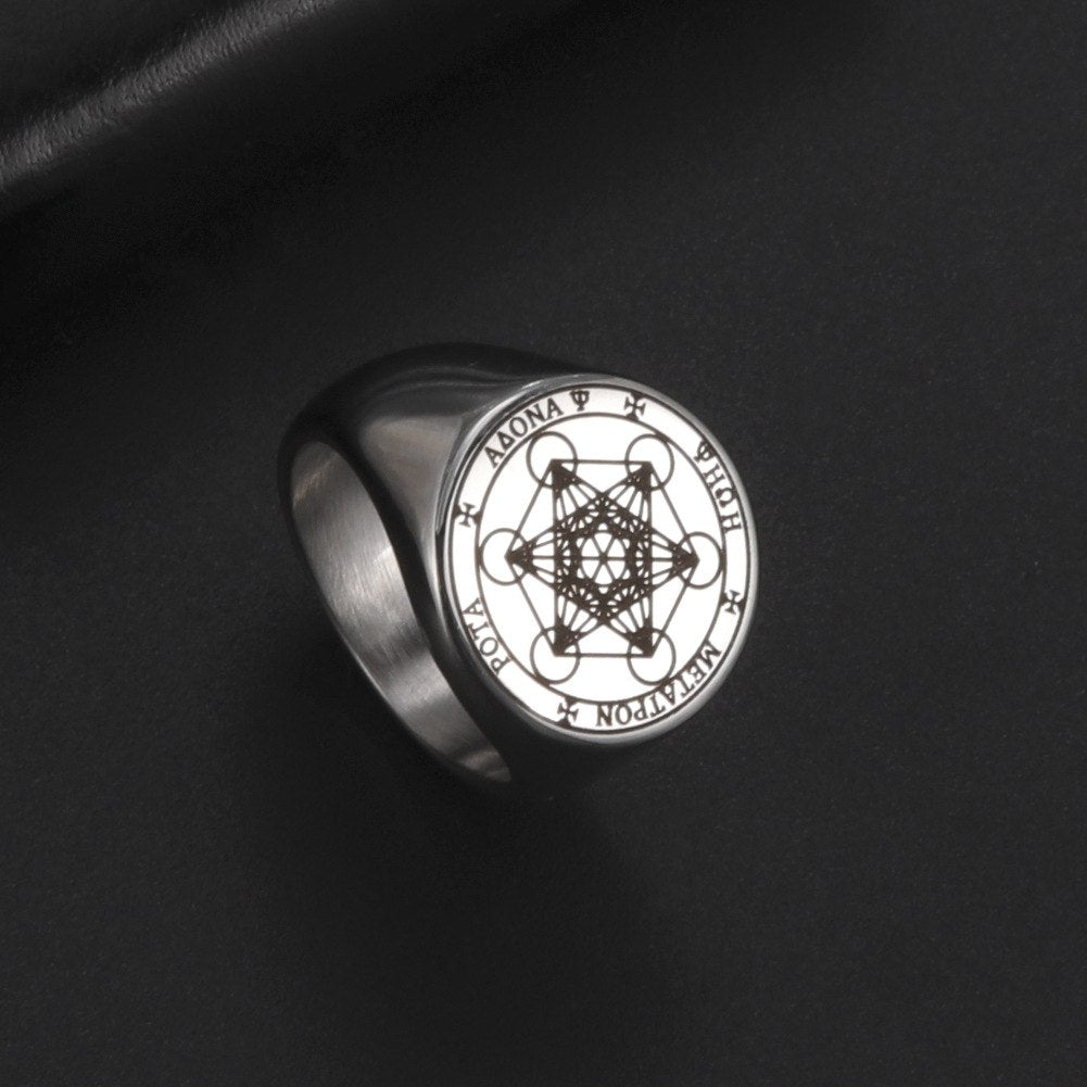 Black Ring Metatron's Cube
