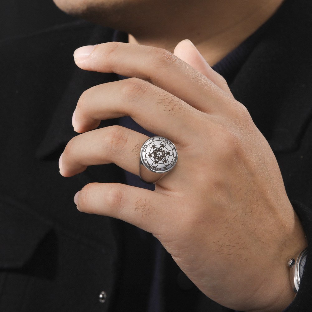 Black Ring Metatron's Cube