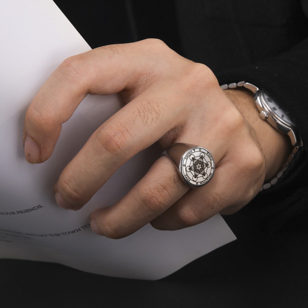 Black Ring Metatron's Cube
