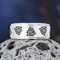 Bague Style Viking Valknut Homme