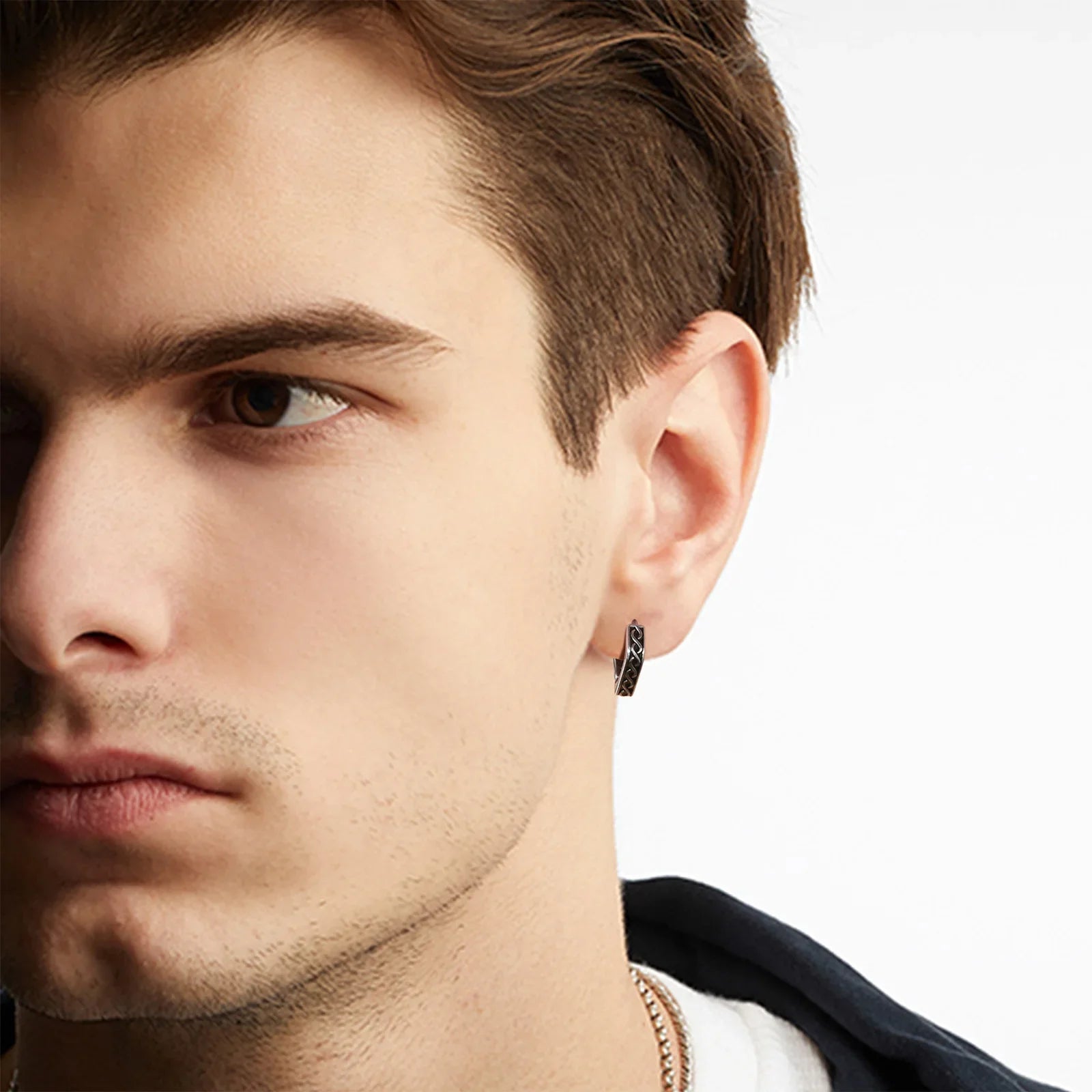 Geometric Viking Men's Earrings3 4