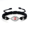 Braided Zircon Turkish Evil Eye Bracelet