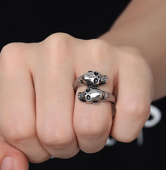 Silver Skull Ring