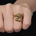 Gold Skull Ring