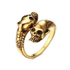 Gold Skull Ring