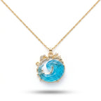 Collier avec pendentif “promesse de l’océan”