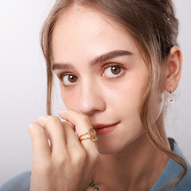 7 Chakras Ring Women's Signet