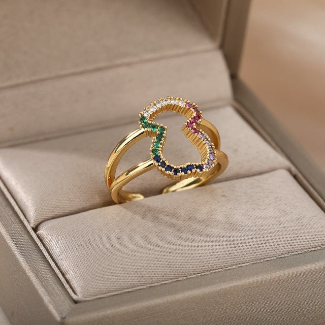 7 Chakras Ring Women's Signet