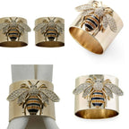 Bague large abeille