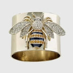 Bague large abeille