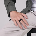 Anti-Stress Rotating Eye Ring Black