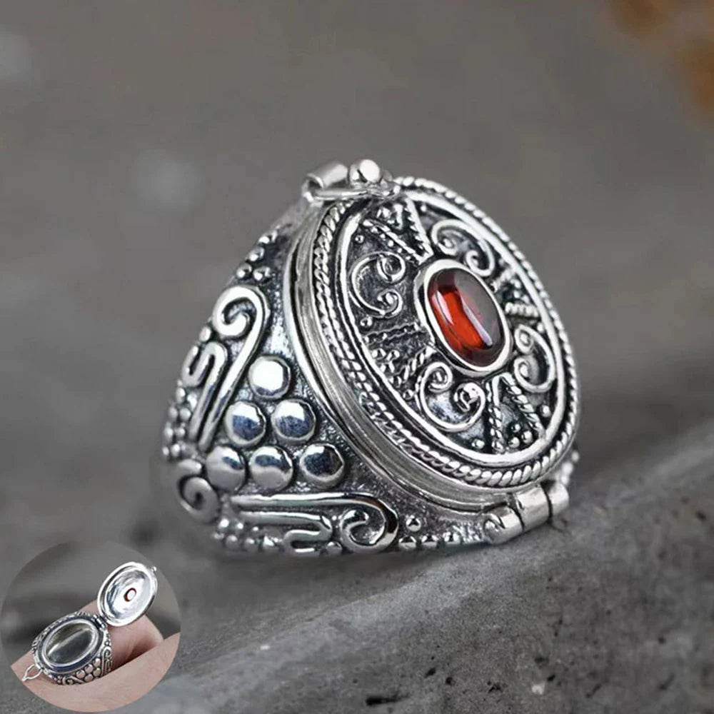 Ethnic Style Ring Band with Opening