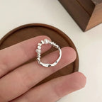 Elegant Pearl Band Ring