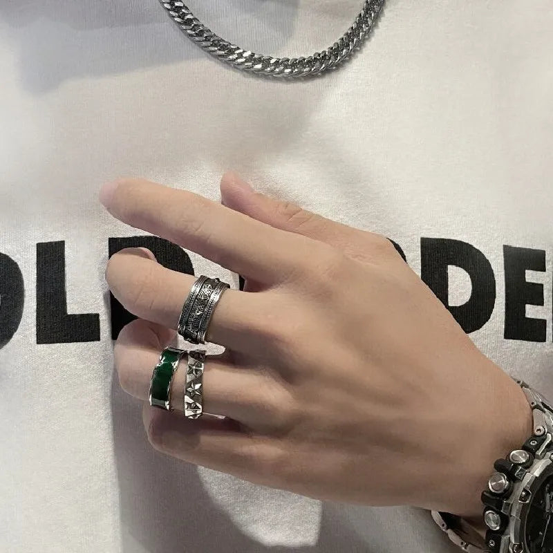 Bague Anneau Etoile Sculptée