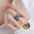 Colored Flower Ring Band