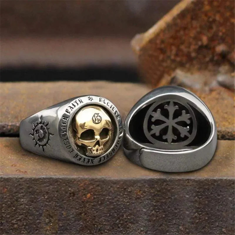 Men's Ring Band Skull
