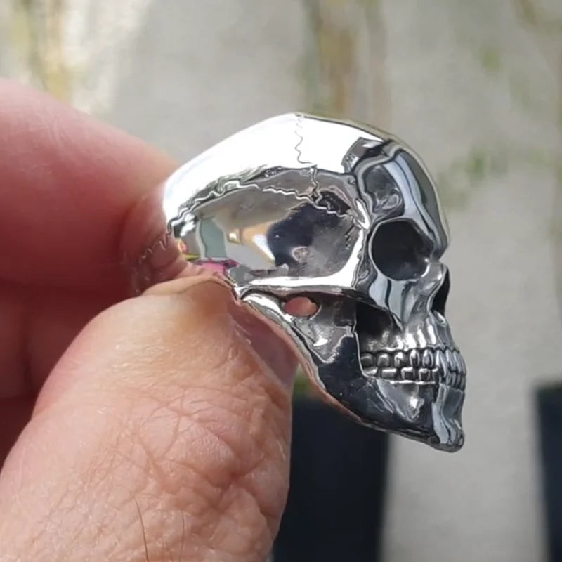 Gothic Skull Ring Band