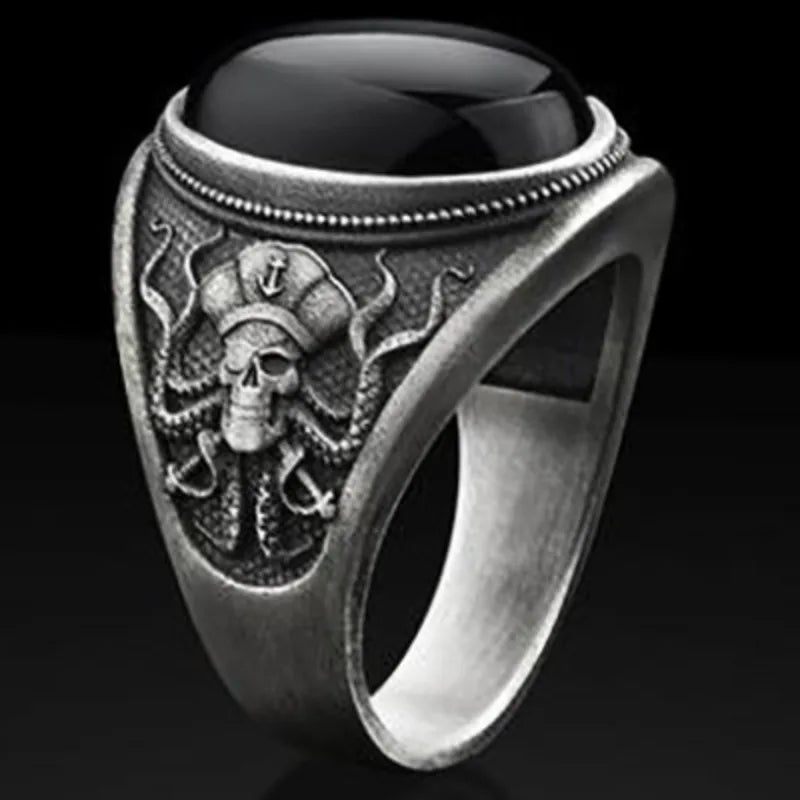 Pirate Skull Ring Band