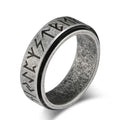 Viking Ring Band Men's Anti-Stress Spinning Gray
