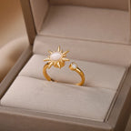 Anti-Stress Ring Spinning Sun Gold
