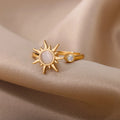 Anti-Stress Ring Spinning Sun Gold