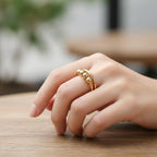 Anti-Stress Ring with Spinning Beads 
