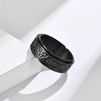 Viking Anti-Stress Ring Men Women black