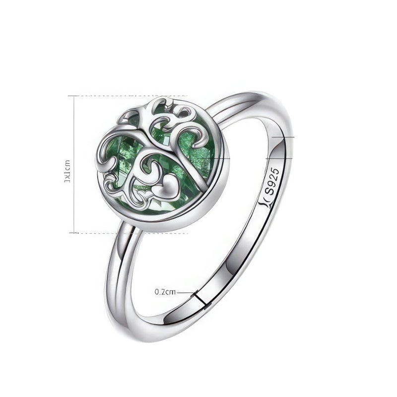 Silver Tree of Life Ring 