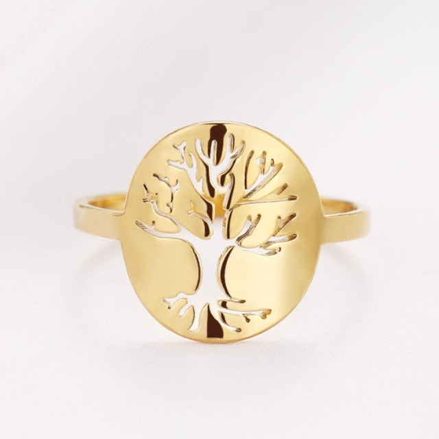 Bague Arbre de Vie Couleur Or