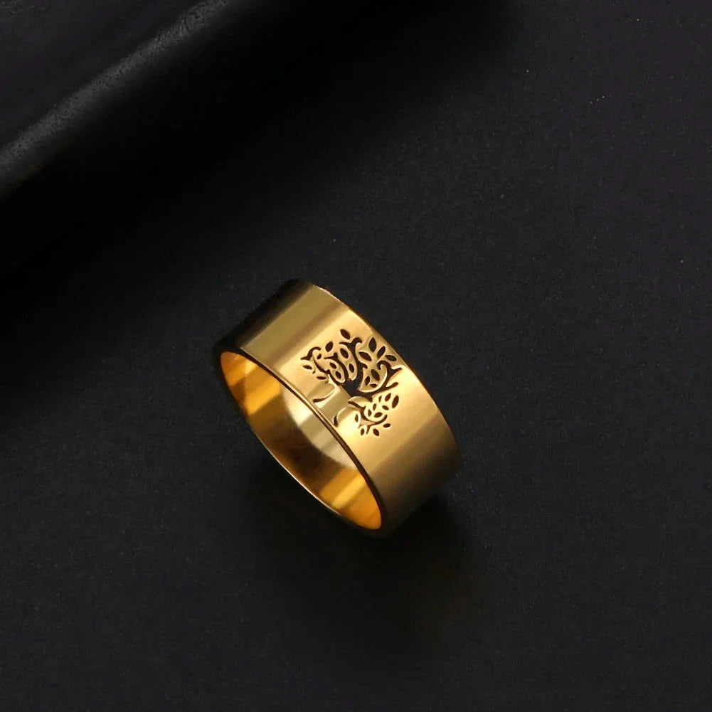 Eternity Tree of Life Gold Ring