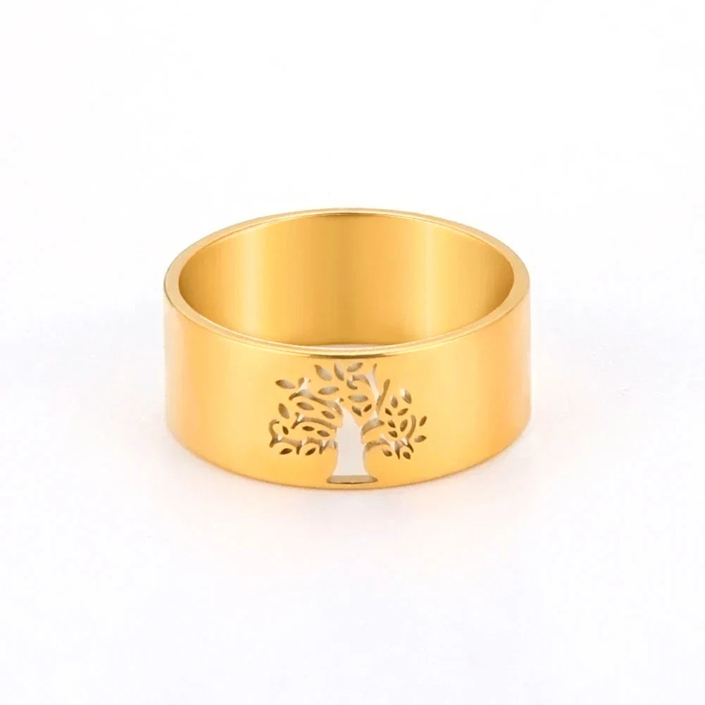 Eternity Tree of Life Gold Ring