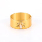 Eternity Tree of Life Gold Ring