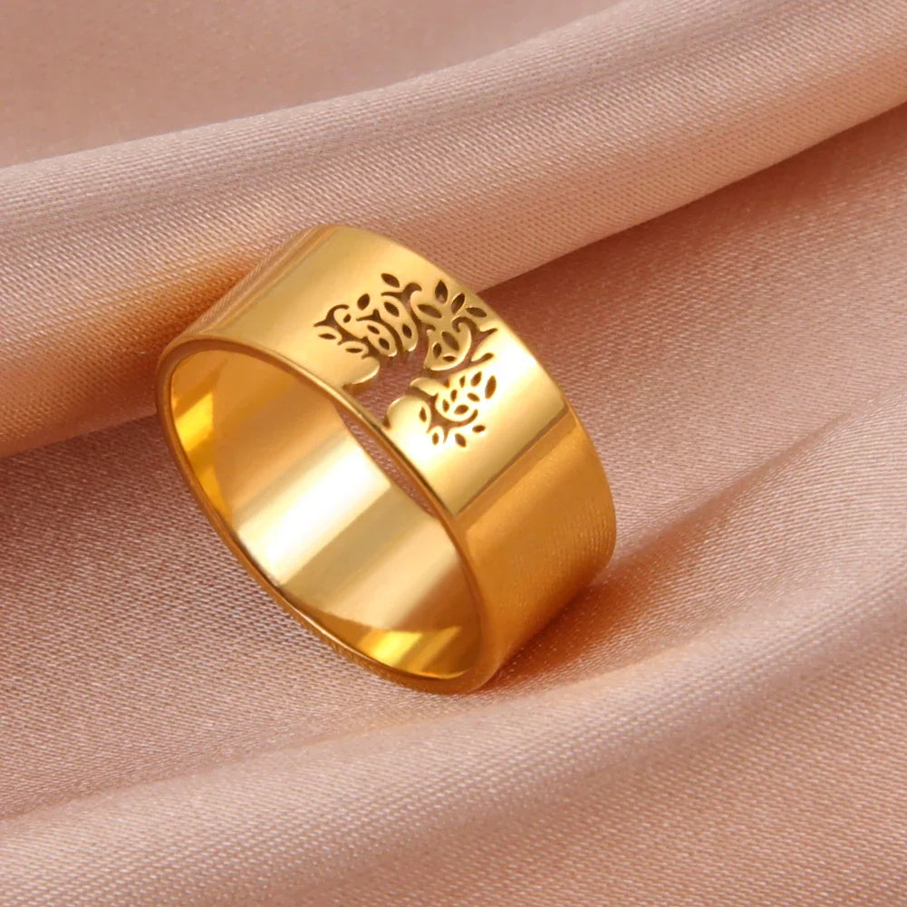 Eternity Tree of Life Gold Ring