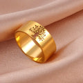 Eternity Tree of Life Gold Ring