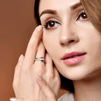 Bague arc-en-ciel et strass