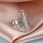 Archangel Metatron silver ring