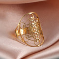 Archangel Metatron gold ring