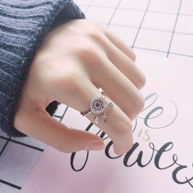 Silver Dreamcatcher Ring