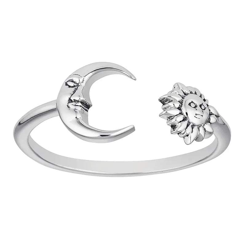 Ring with Crescent Moon and Stars