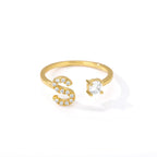 Bague personnalisée avec initiale s