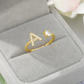 Bague personnalisée avec initiale