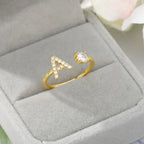 Bague personnalisée avec initiale