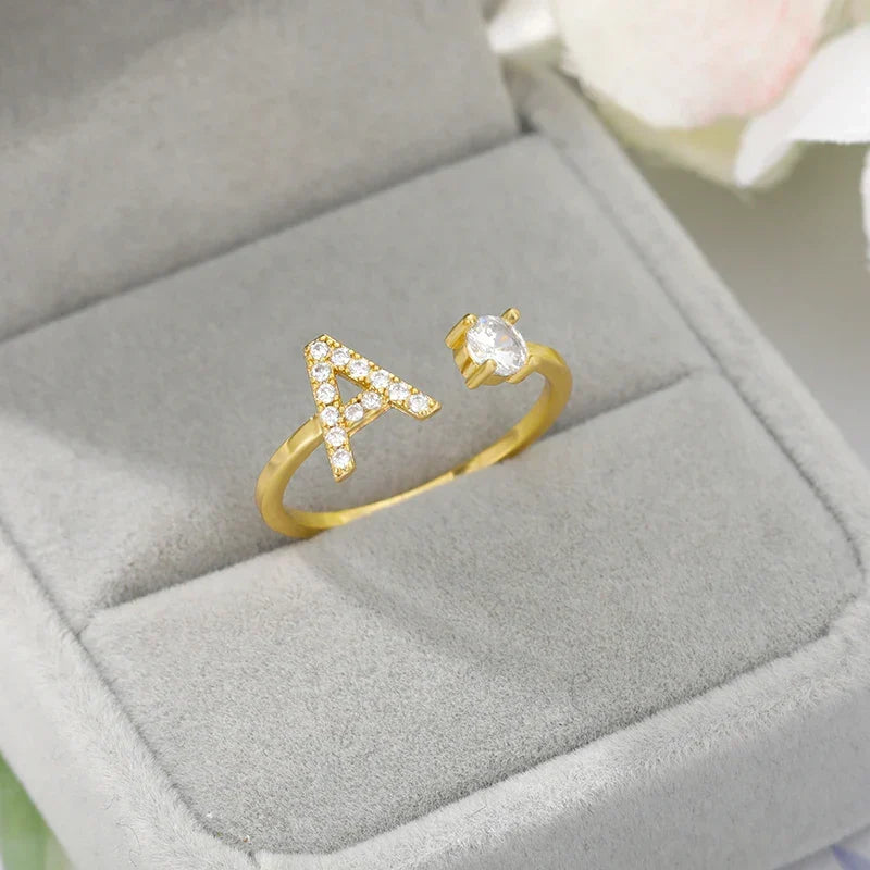 Bague personnalisée avec initiale