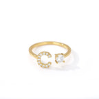 Bague personnalisée avec initiale c