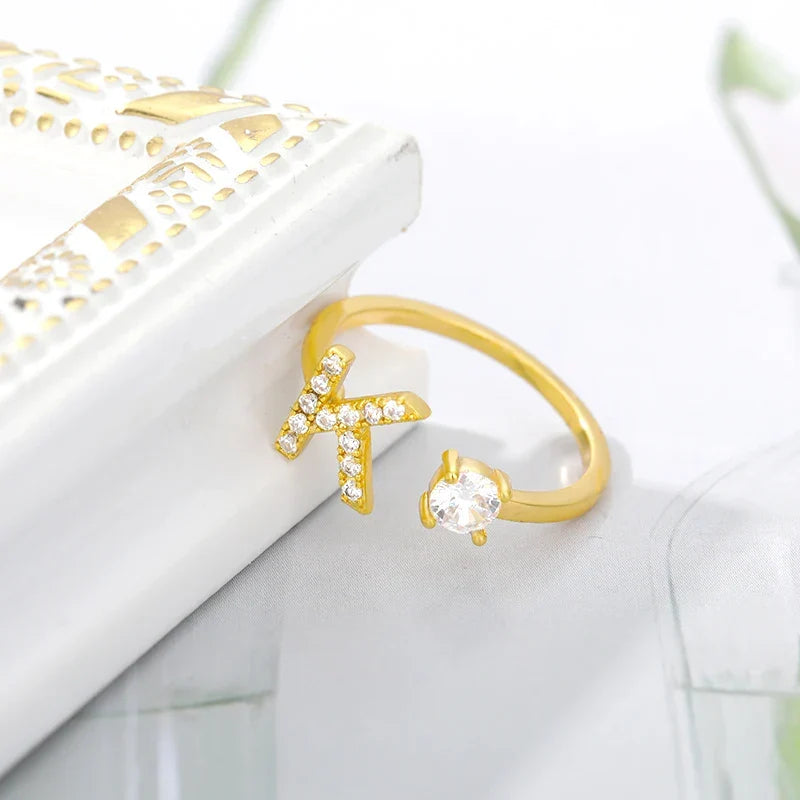 Bague personnalisée avec initiale