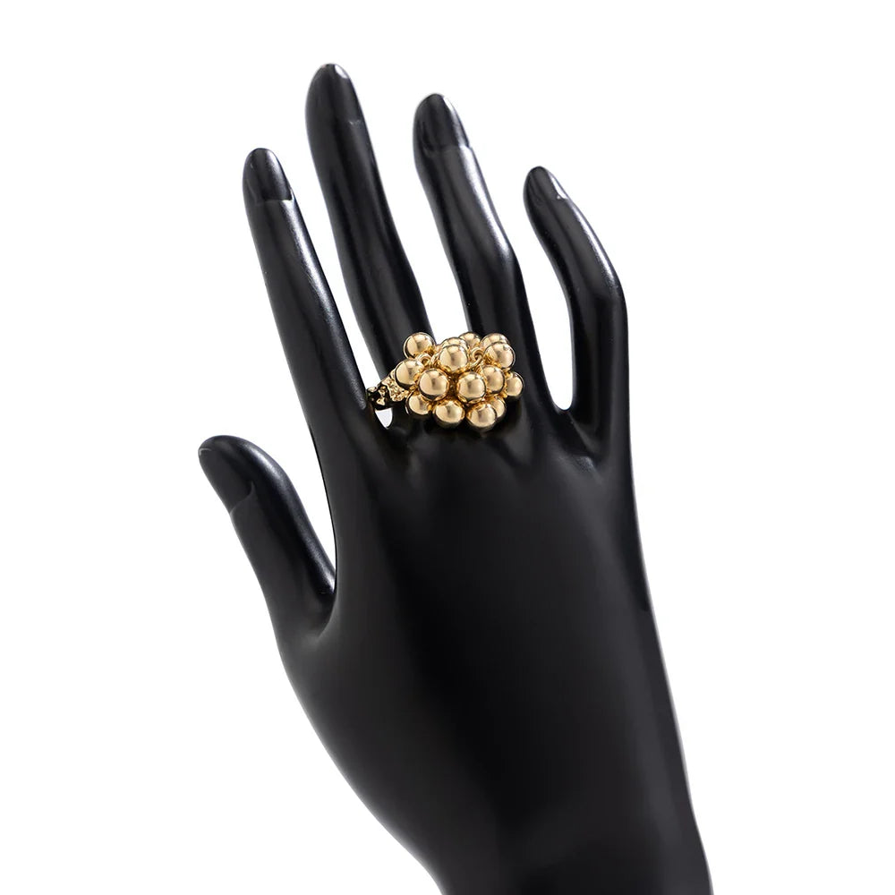 Ring with Silver or Gold Pearls gold