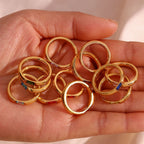 Bague avec pierre de naissance sertie pour femme